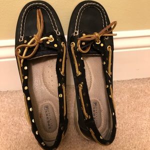 Women’s Navy and beige Sperry Top Sider - size 7